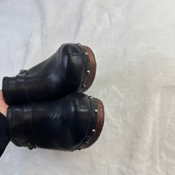 Vintage UGG Leather and Wood Clogs with Studs - Picture 4 of 6